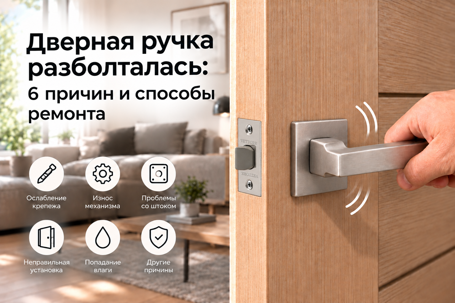 Дверная ручка разболталась: 6 причин и способы ремонта Дверная ручка разболталась: 6 причин и способы ремонта