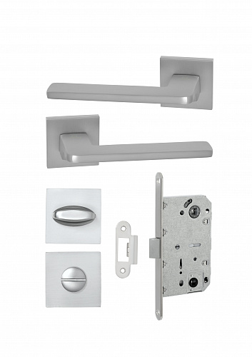 Комплект R21 в цвете матовый хром